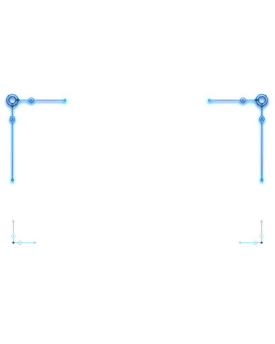 蓝色创意边框矢量图