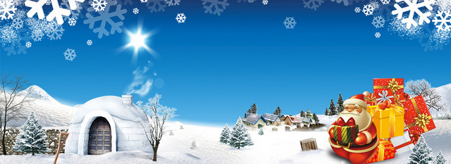 冬季冰雪圣诞BANNER设计作品