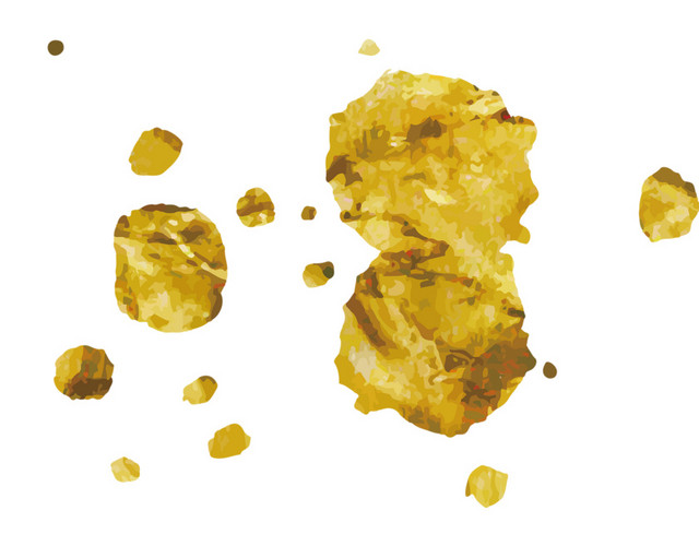 金粉墨点