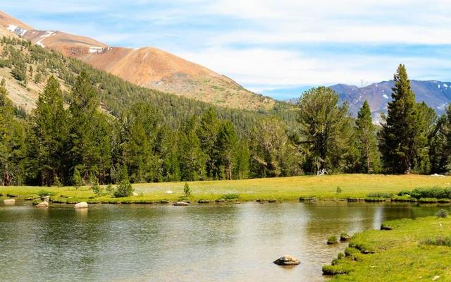 自然 视图 美国 水 夏 天空 软木 地平线前进 高山湖泊