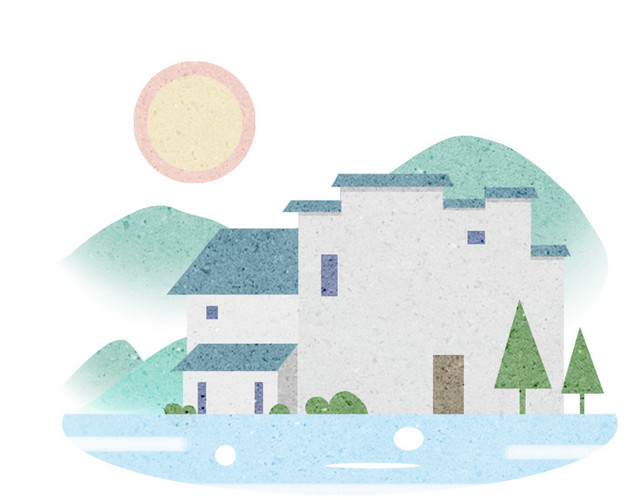 卡通苏州地标建筑插画