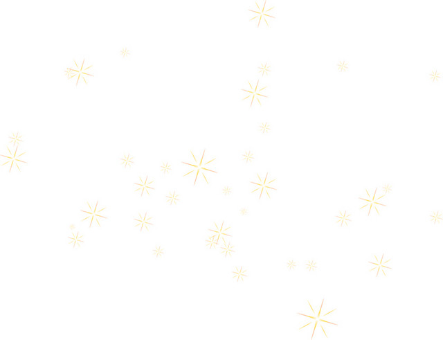 矢量手绘闪光的星星