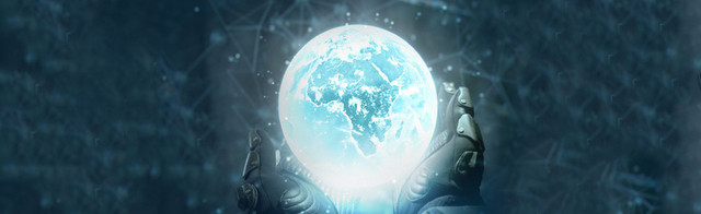 动漫蓝色星球背景BANNER