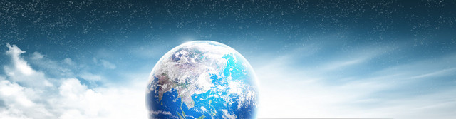 星空地球背景BANNER