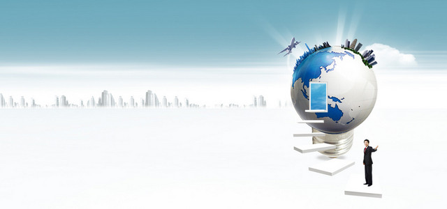 商务背景BANNER