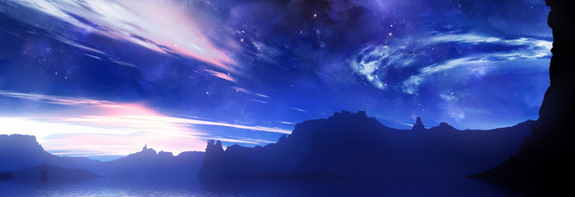 空旷夜空BANNER
