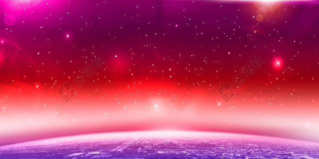 大气星空梦幻海报背景