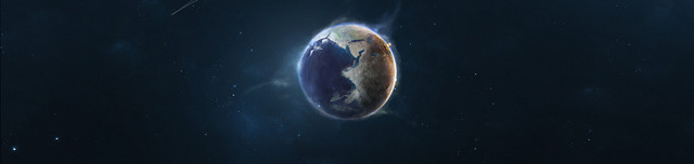 科幻酷炫地球BANNER