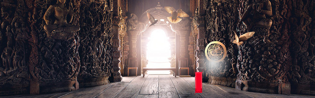 宫殿复古背景BANNER