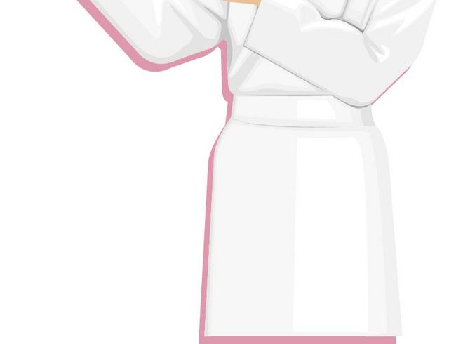 矢量女厨师