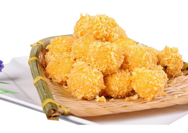 金沙炸汤圆