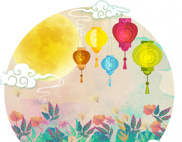 中秋佳节插画