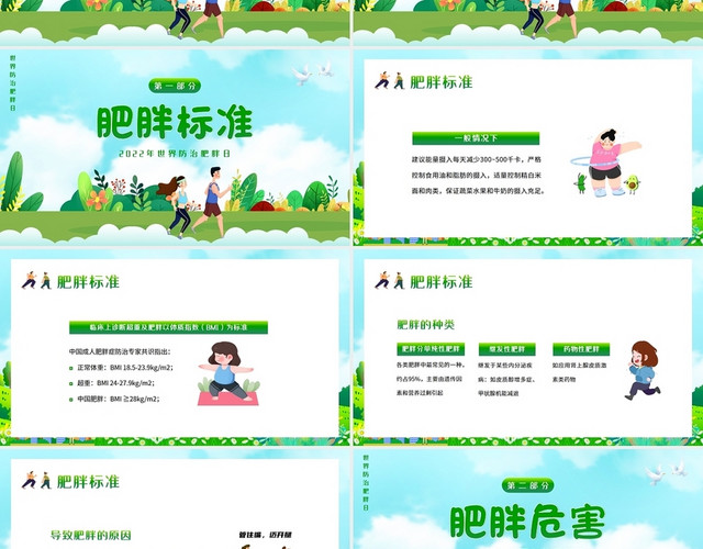 2022年5月11日世界防治肥胖日主题班会PPT课件