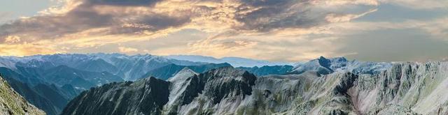 山脉 全景图 景观 自然 天空 高峰