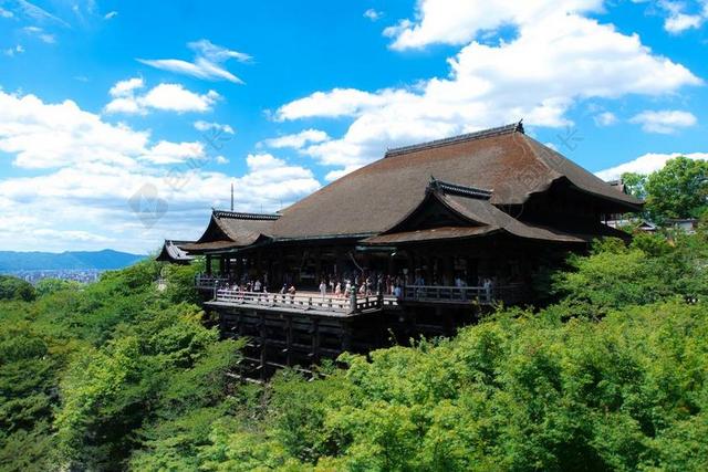 寺 日本 京都 佛教 结构 文化 宗教 旅行 清水寺 亚洲