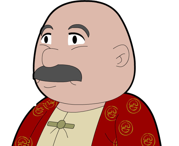卡通古人