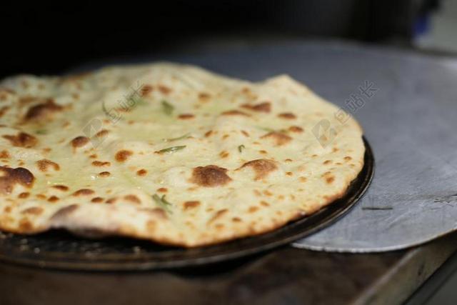现代餐饮饮食面饼背景图片