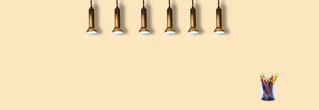 简约家居灯装修背景BANNER