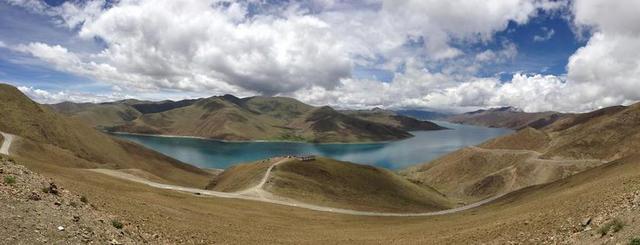 景观 全景图 湖 山 荒芜 风景 西藏 雍 令人惊叹 查看