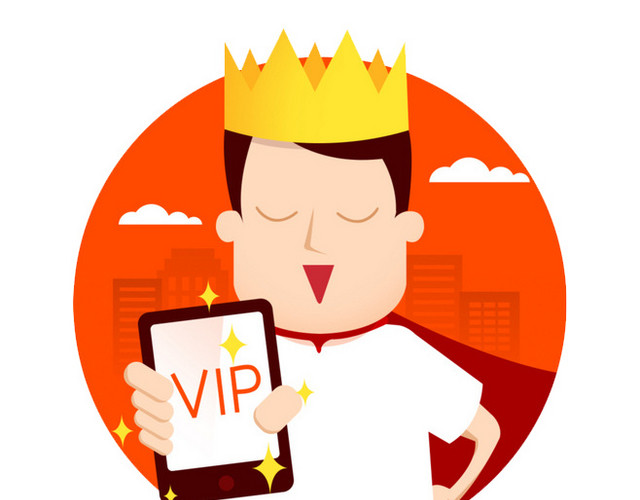 VIP图标人物元素