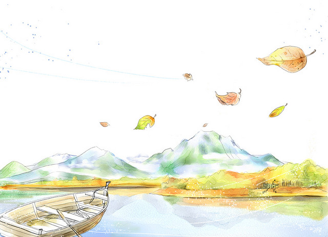 山水背景