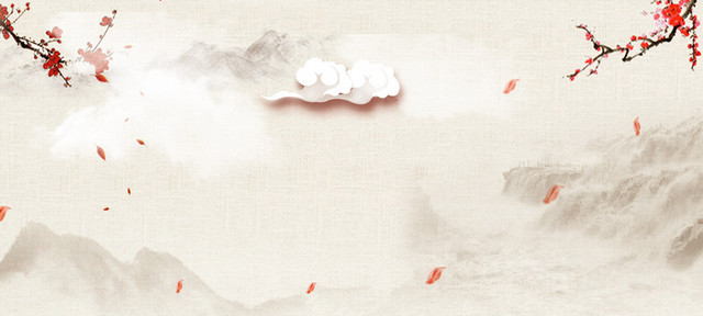 淘宝中国风暖色BANNER