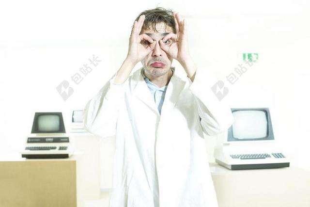 白色互联网医疗医学搞笑逗乐男士背景图片