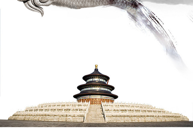 古典中国风宫殿龙