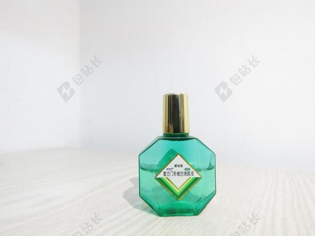 眼药水 瓶子 药品 绿 眼睛 薄荷绿 广告 容器 包装