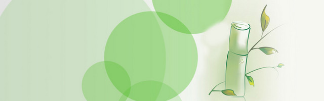 简约竹子创意BANNER背景