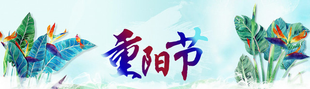 重阳节展板BANNER背景
