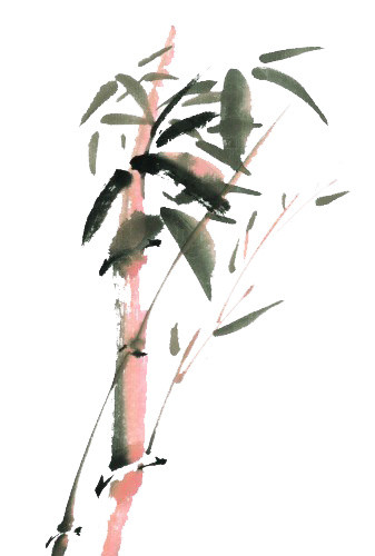 水墨竹子