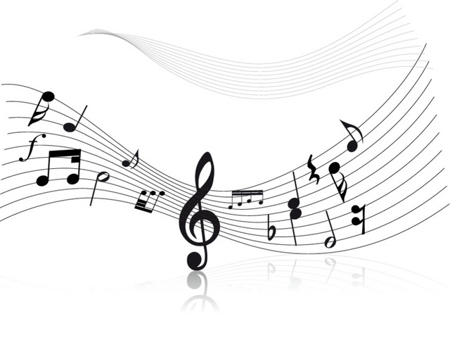 黑白音符曲线