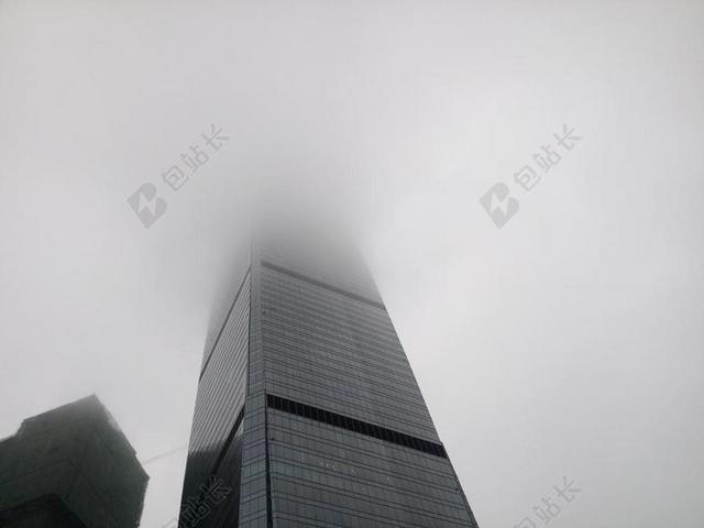灰白高层建筑现代城市建筑背景图片