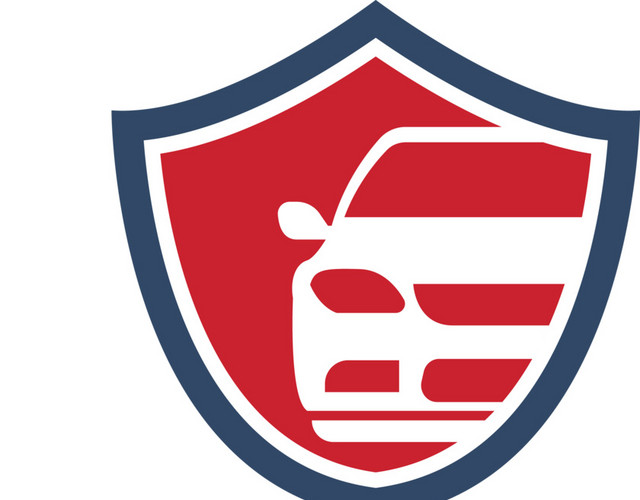 红色汽车行业LOGO矢量模板