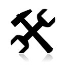 黑色工具图标