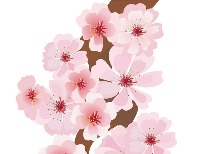 梅花矢量图