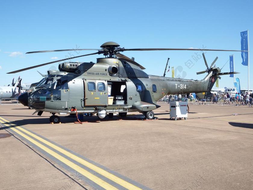 瑞士 空军 军事 直升机 斩波器 美洲狮