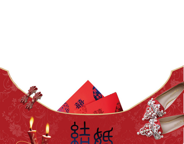 复古风婚礼请帖装饰
