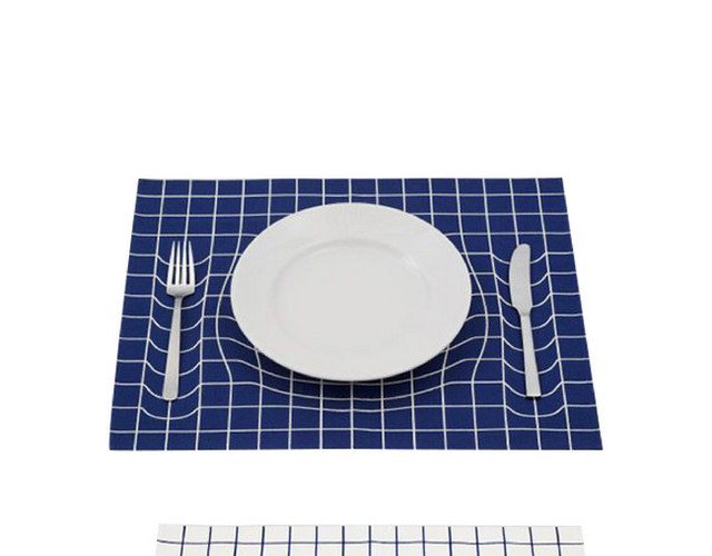 设计 桌布 盘子 食品 格子