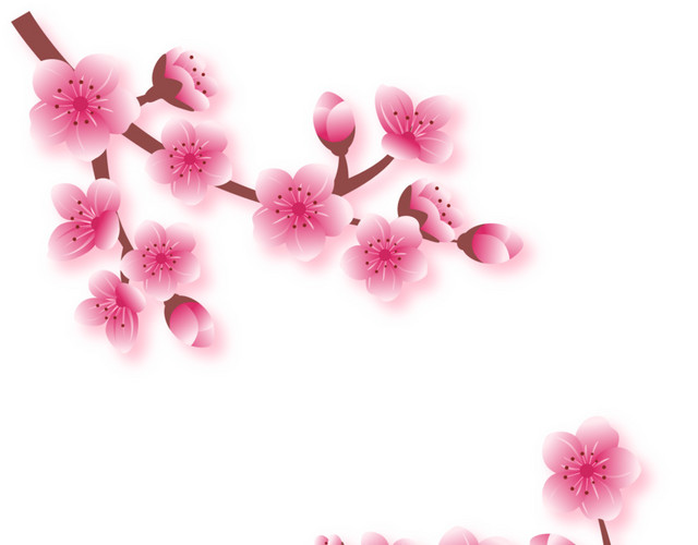 卡通手绘花芯花蕊装饰