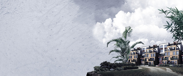 中国风房地产海报设计BANNER
