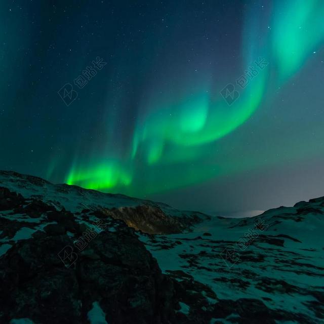 北极光 极光 北部 夜 天空 绿色 灯 现象 天文学 磁性
