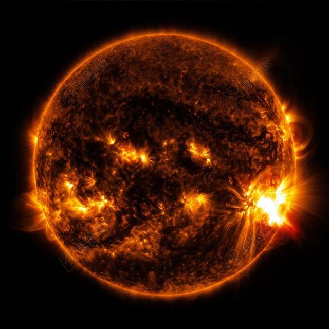 黑色圆形火焰火球星球宇宙研究背景图片