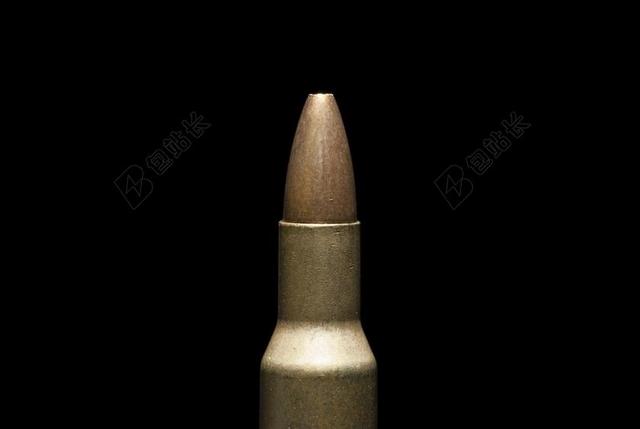 黑色银色子弹射击暴力武器战争桌面壁纸背景图片