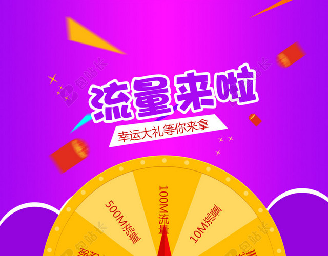 APP幸运大转盘活动抽奖页面