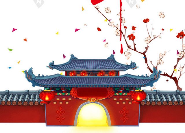 中国风贺新年海报