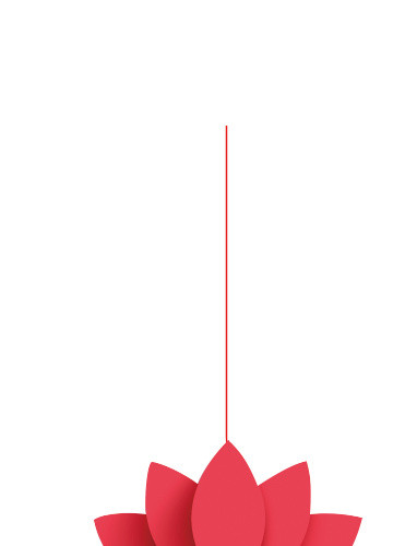 中秋悬浮折纸