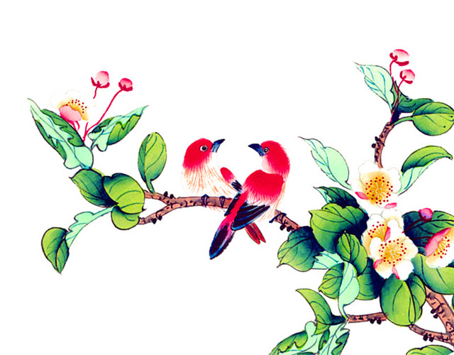 中国风花鸟