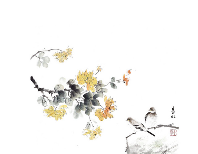 中国风花鸟